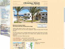 Tablet Screenshot of christinahotels.com